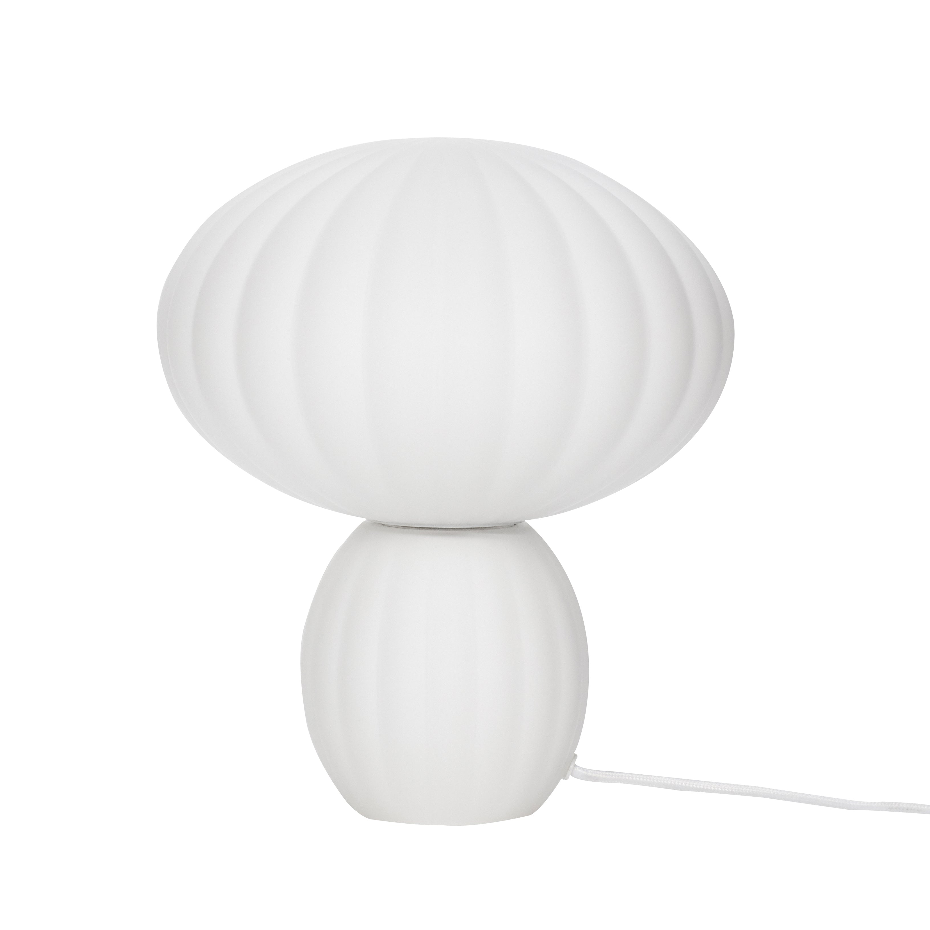 Kumu -pöytävalaisin valkoinen - Ø23xh28cm