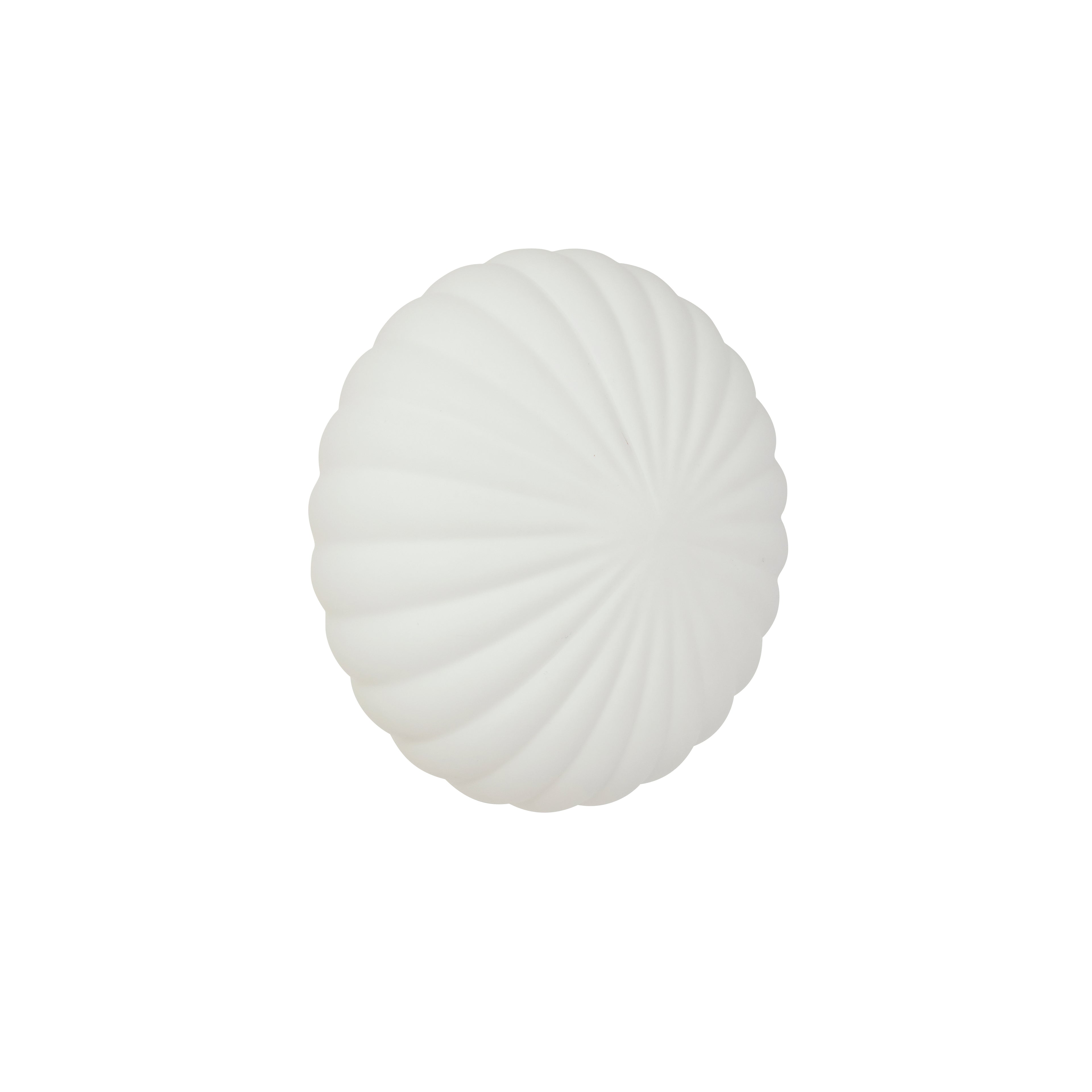 Kumu -lamppu Ø25 Valkoinen - Ø25xh15cm, G9