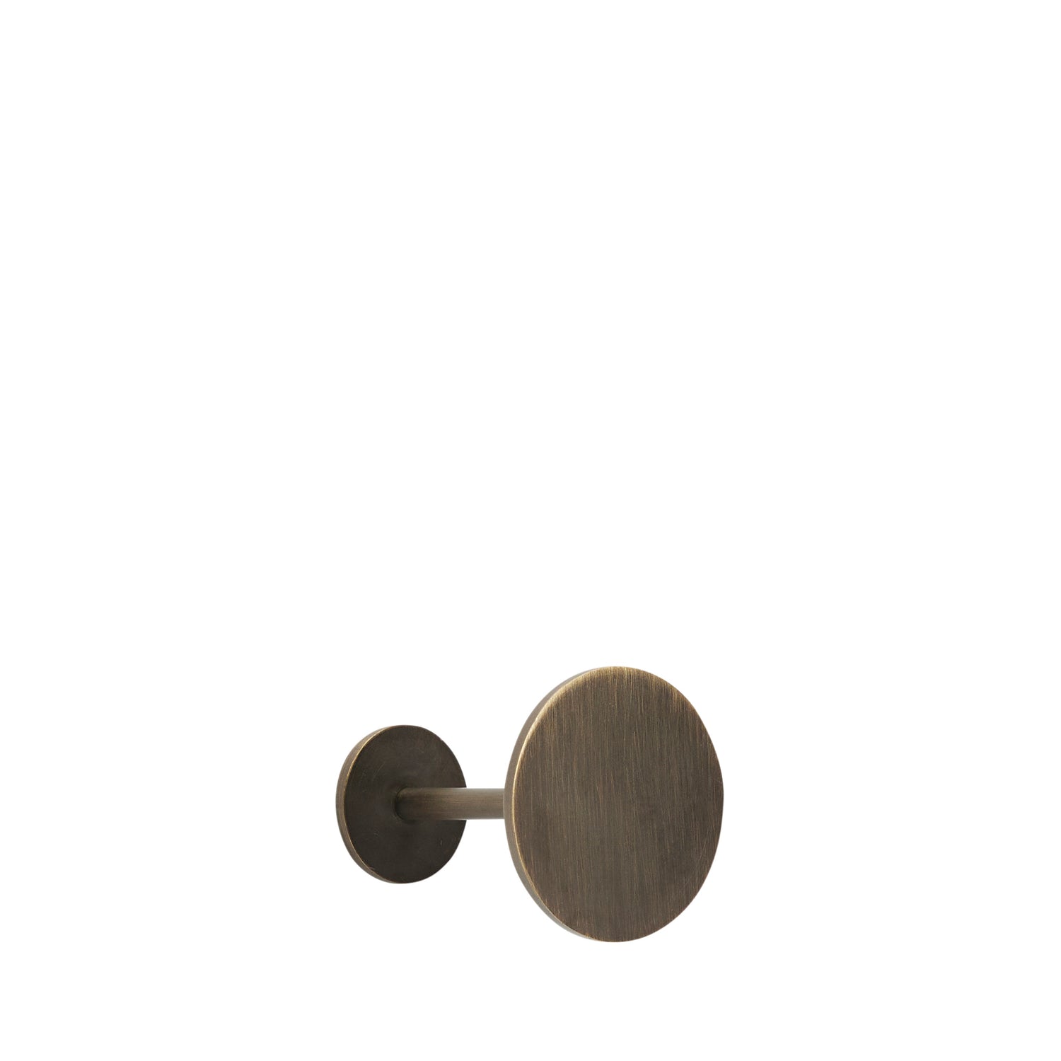 Flare Hook kiillotettu messinki - ø5xh6cm