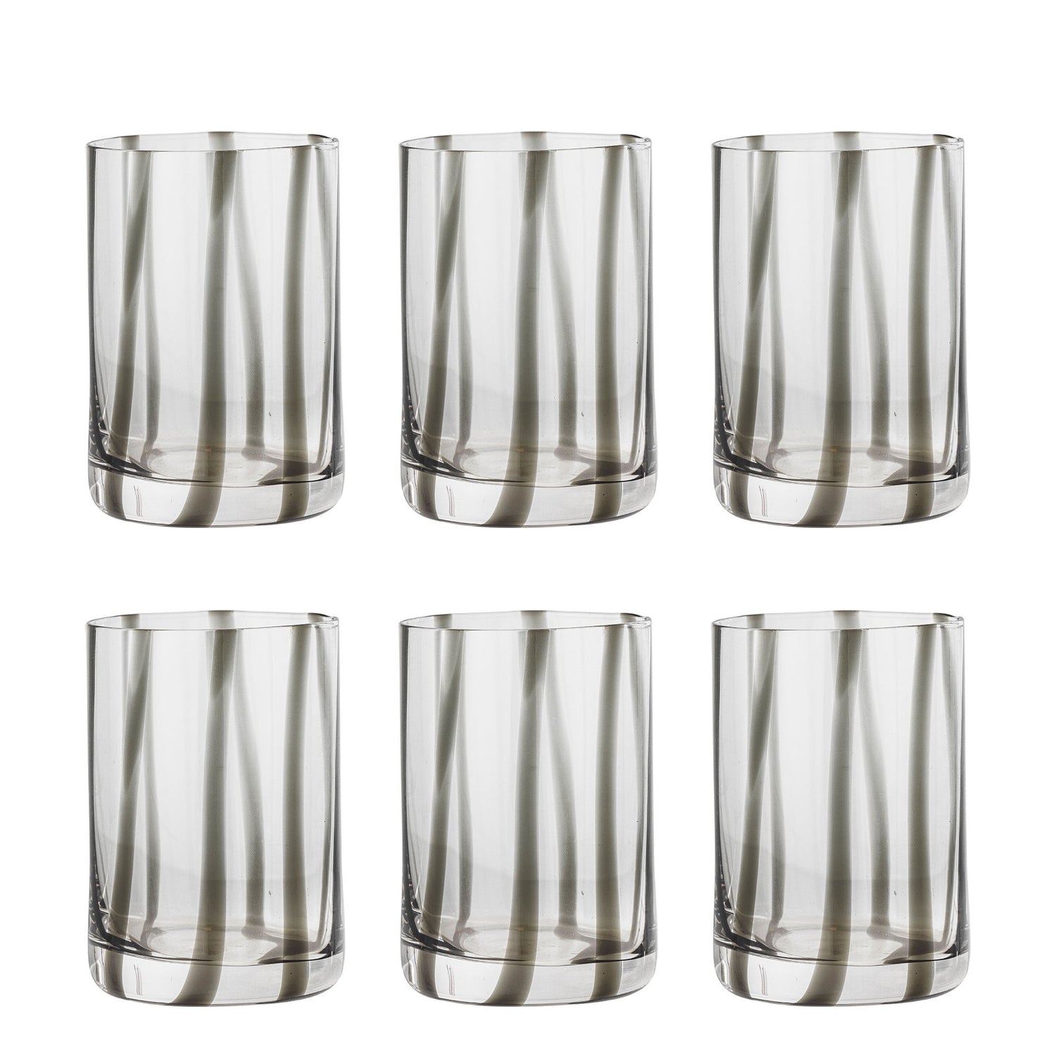 Bloomingville Silja juomalasi, multip, musta, lasi