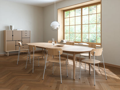 Andersen Classic 255-265 PULL-OUT-PÖYTÄ OVALLA