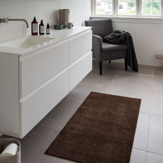 TÆPPE/MÅTTE 90 x 200 cm - UNI COLOR/BROWN - Tica Copenhagen - DesignGaragen.dk