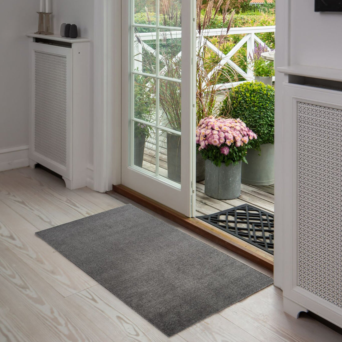 GULVMÅTTE 67 x 120 cm - UNI COLOR/GREY - Tica Copenhagen - DesignGaragen.dk