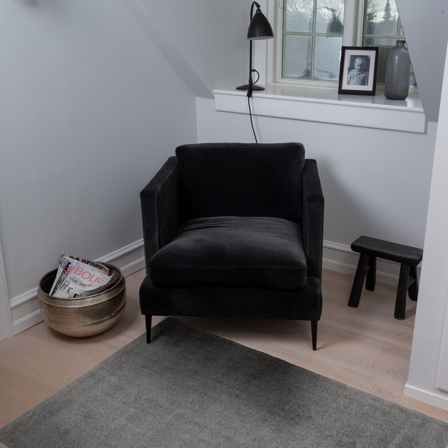 TÆPPE/MÅTTE 90 X 130 cm - UNI COLOR/GREY - Tica Copenhagen - DesignGaragen.dk