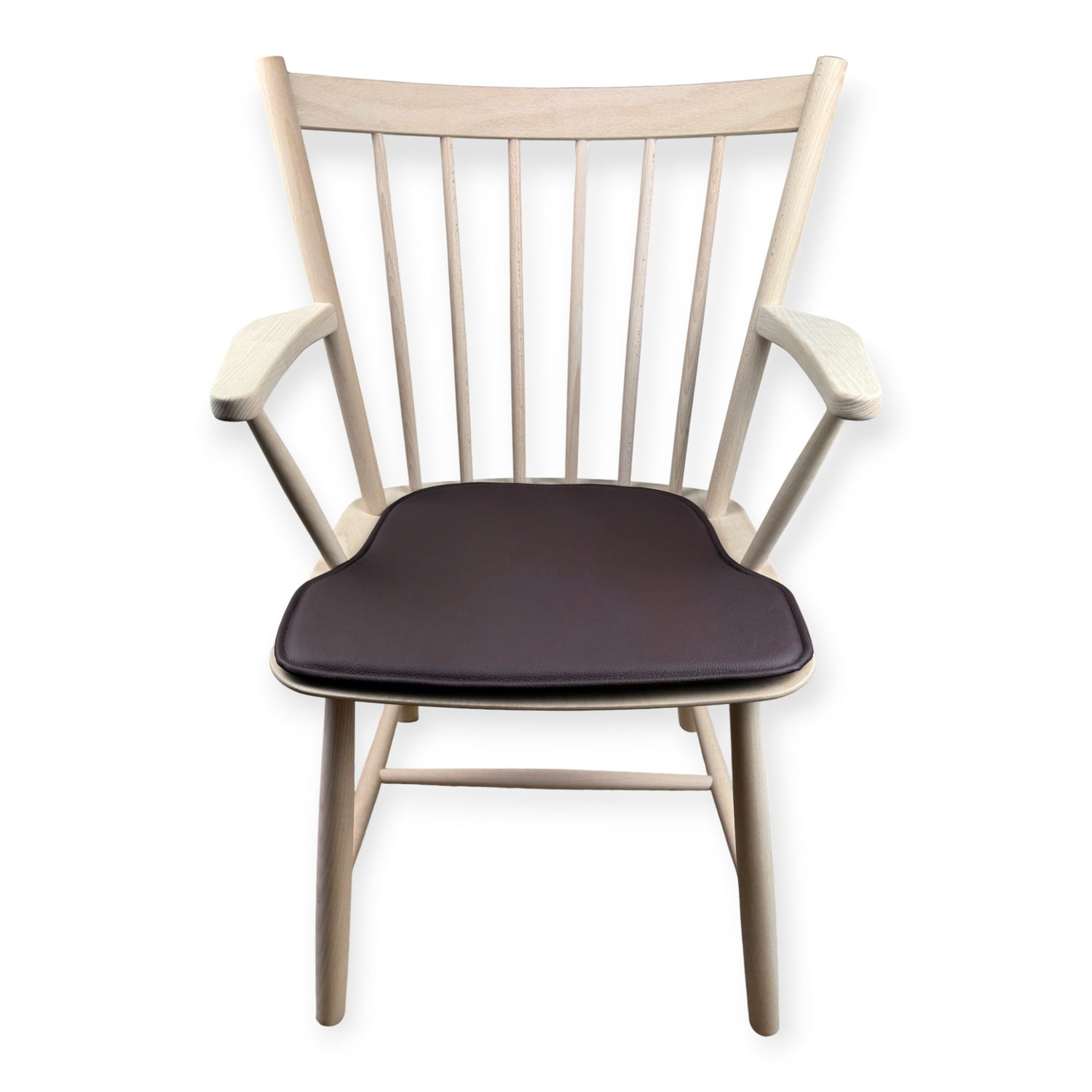 Tyyny HAY Børge Mogensen J42 Tuoliin - tummanruskeaa nahkaa