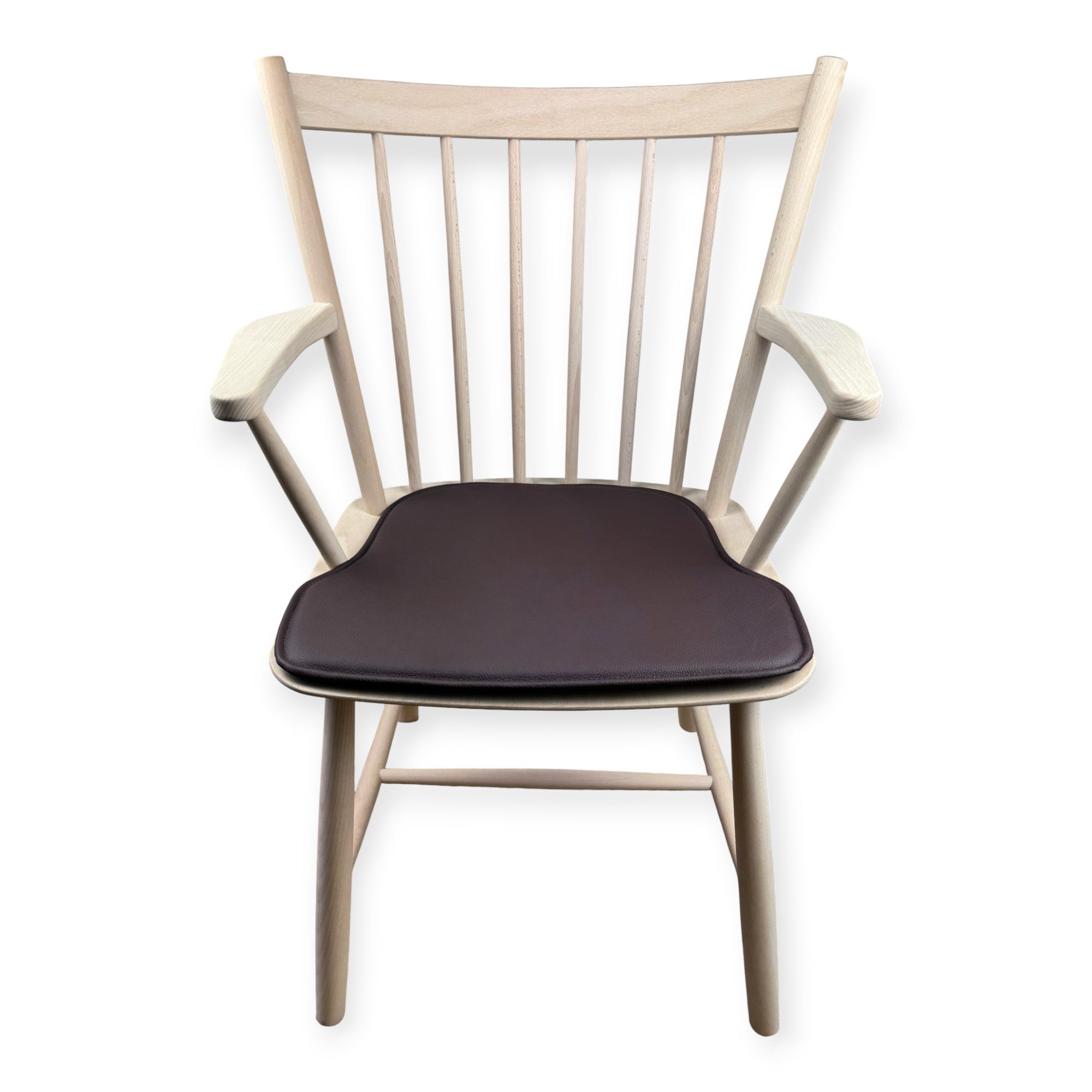 Tyyny HAY Børge Mogensen J42 Tuoliin - tummanruskeaa nahkaa