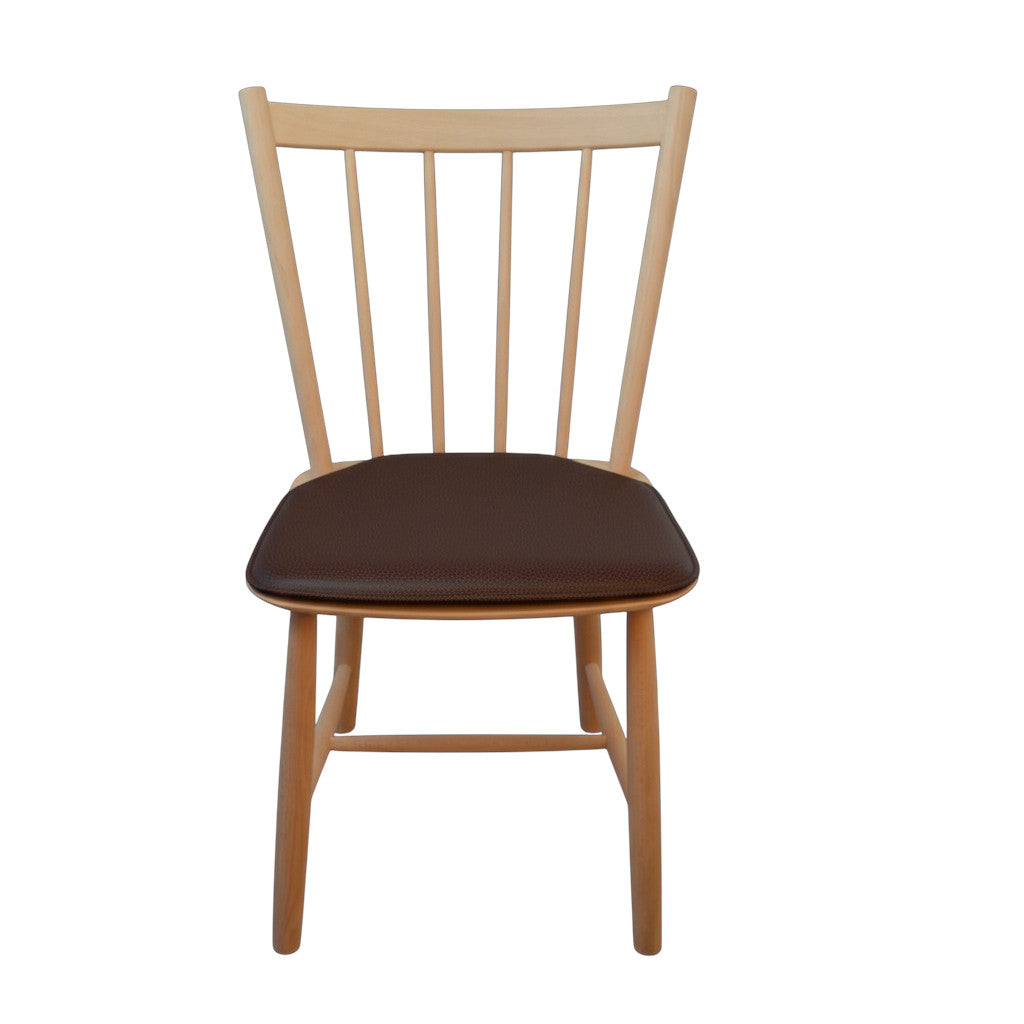 Tyyny heinän J41 -tuoliin - tummanruskea nahka