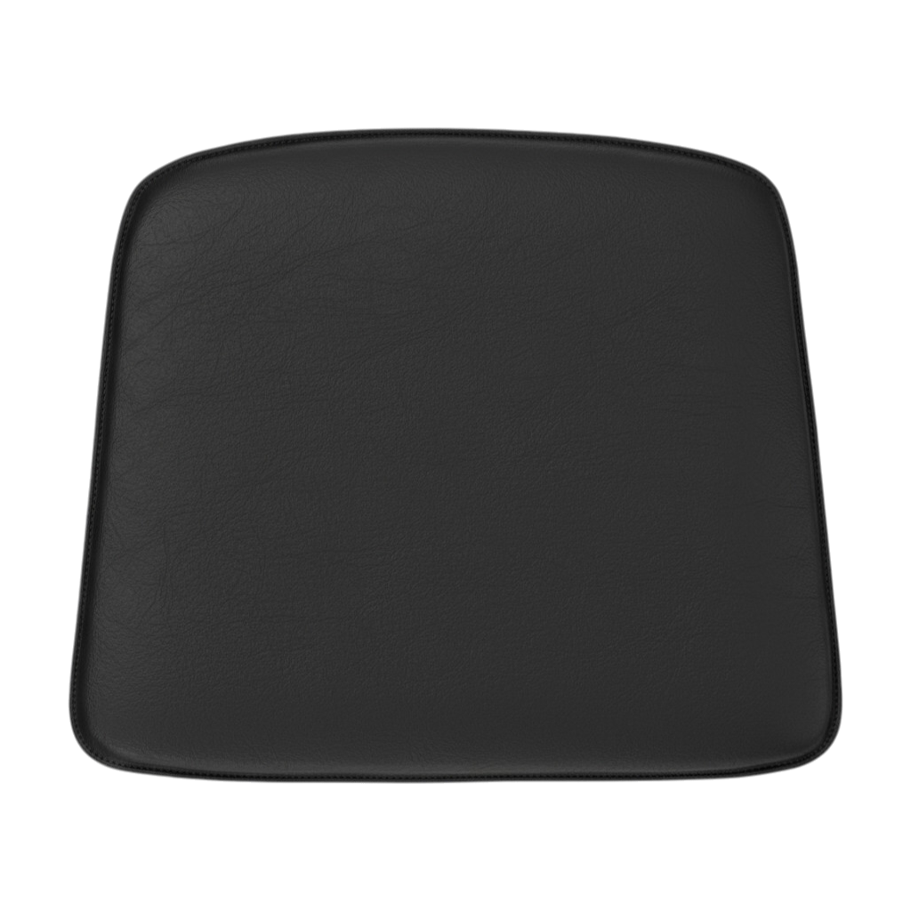 Ylellinen nahkatyyny Hans J. Wegner J16: lle keinutuoli - musta nahka