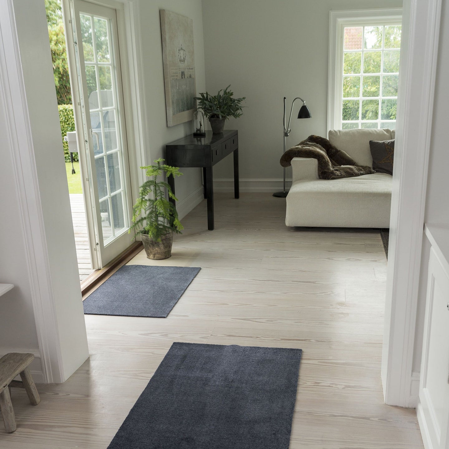 TÆPPE/MÅTTE 90 X 130 cm - UNI COLOR/GREY - Tica Copenhagen - DesignGaragen.dk