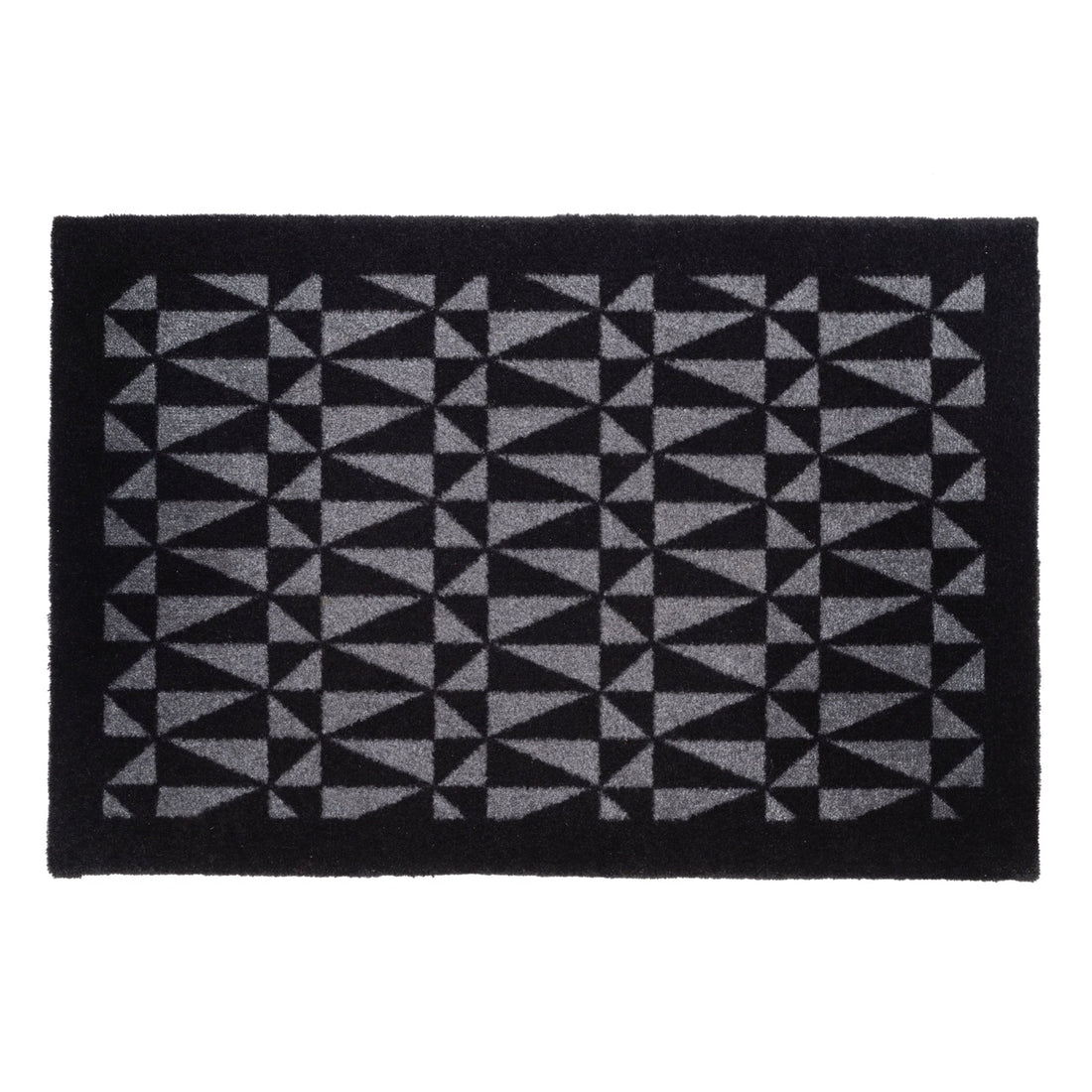 GULVMÅTTE 60 x 90 CM - GRAPHIC/BLACK GREY - Tica Copenhagen - DesignGaragen.dk
