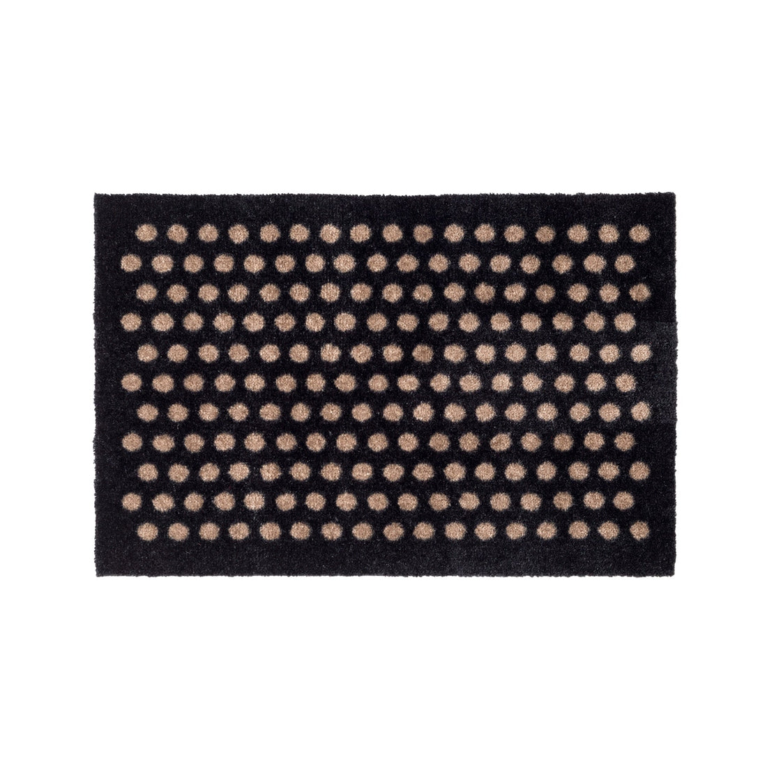GULVMÅTTE 40 x 60 cm - DOT/BLACK SAND - Tica Copenhagen - DesignGaragen.dk