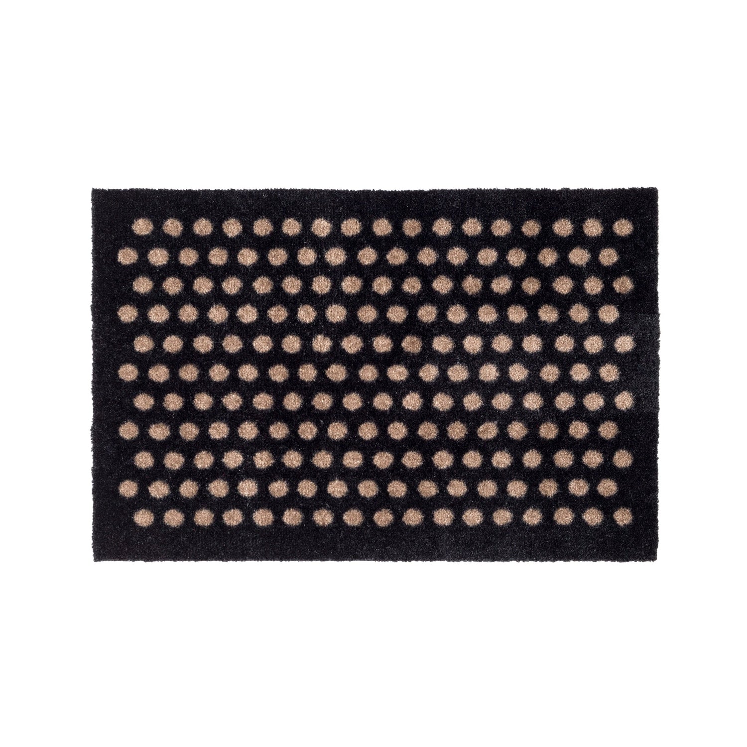 GULVMÅTTE 40 x 60 cm - DOT/BLACK SAND - Tica Copenhagen - DesignGaragen.dk