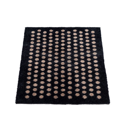 GULVMÅTTE 40 x 60 cm - DOT/BLACK SAND - Tica Copenhagen - DesignGaragen.dk