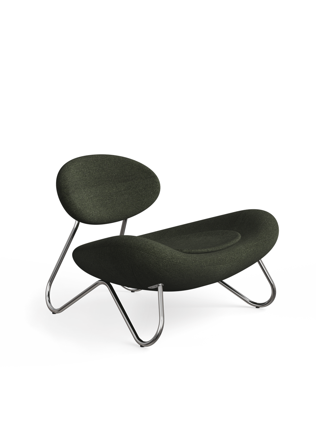 Meadow Lounge Chair - mänty/kromi