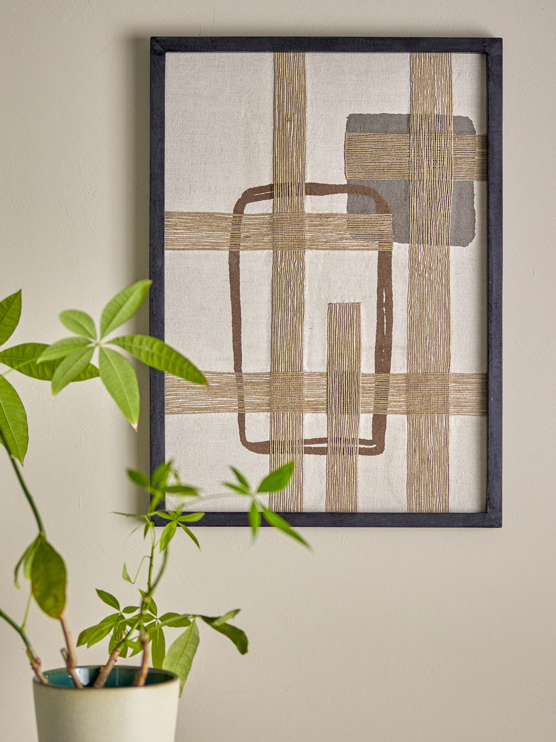 Bloomingville Bie -seinän sisustus, ruskea, puuvilla