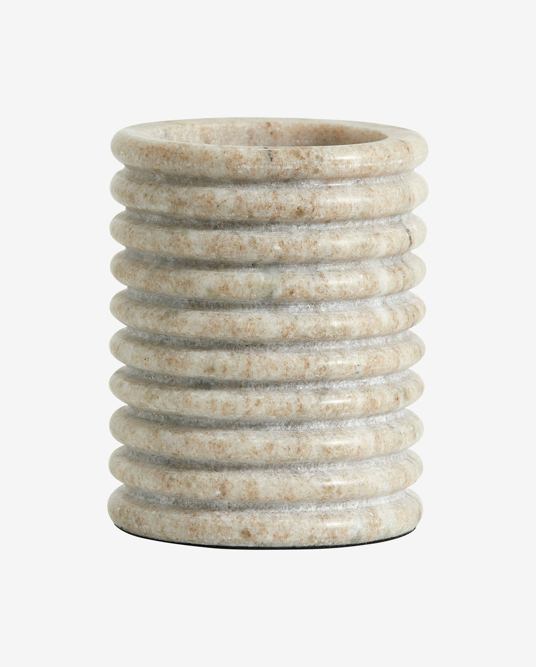 Otok -kynttilänjalka marmorissa - X -Large - H12 cm - vaaleanruskea