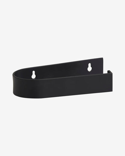Sotra -wc -rullapidike ruostumattomasta teräksestä - L16,5 cm - musta