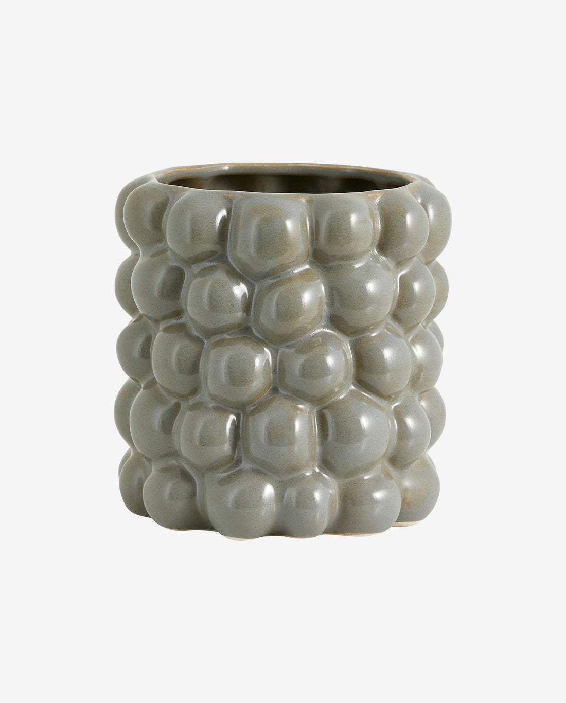 Carna Herbal Pot posliinissa - pieni - Ø15,5 cm - harmaa