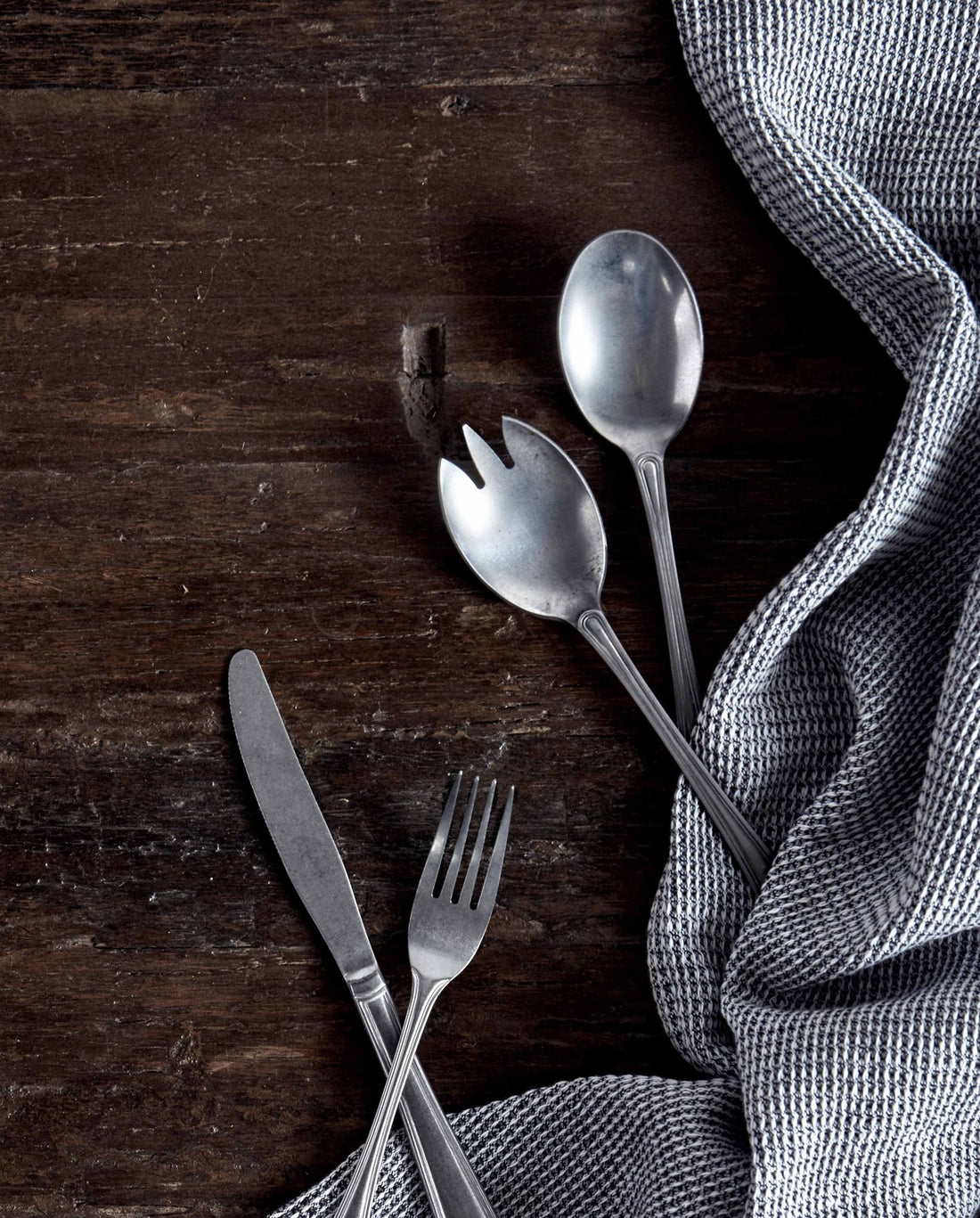 Waffle Waffle -pyyhe - valkoinen/musta