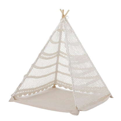 Bloomingville Mini Herle Lelu tipi, luonto, puuvilla