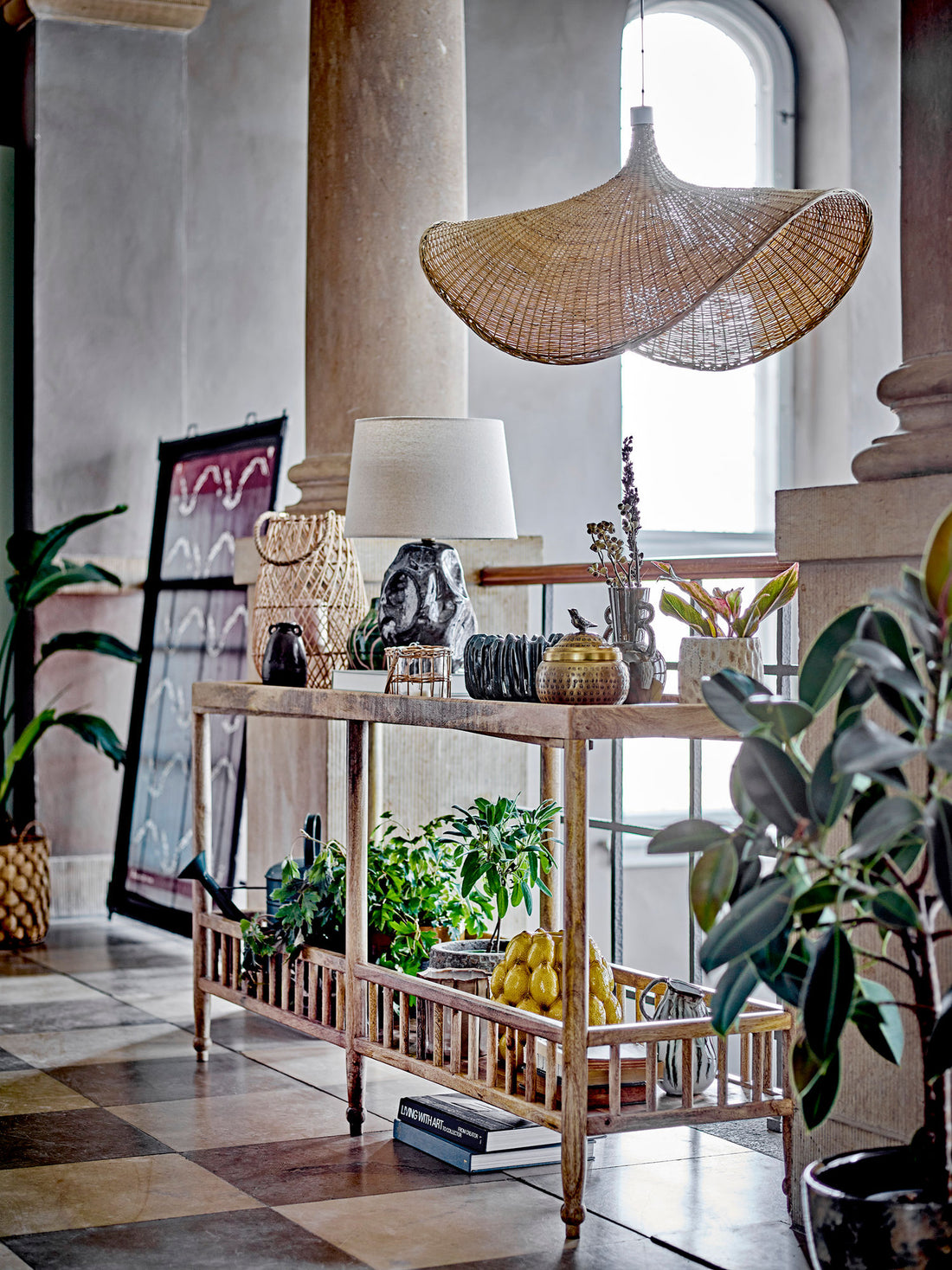 Luova kokoelma limone maljakko, keltainen, kivitavara