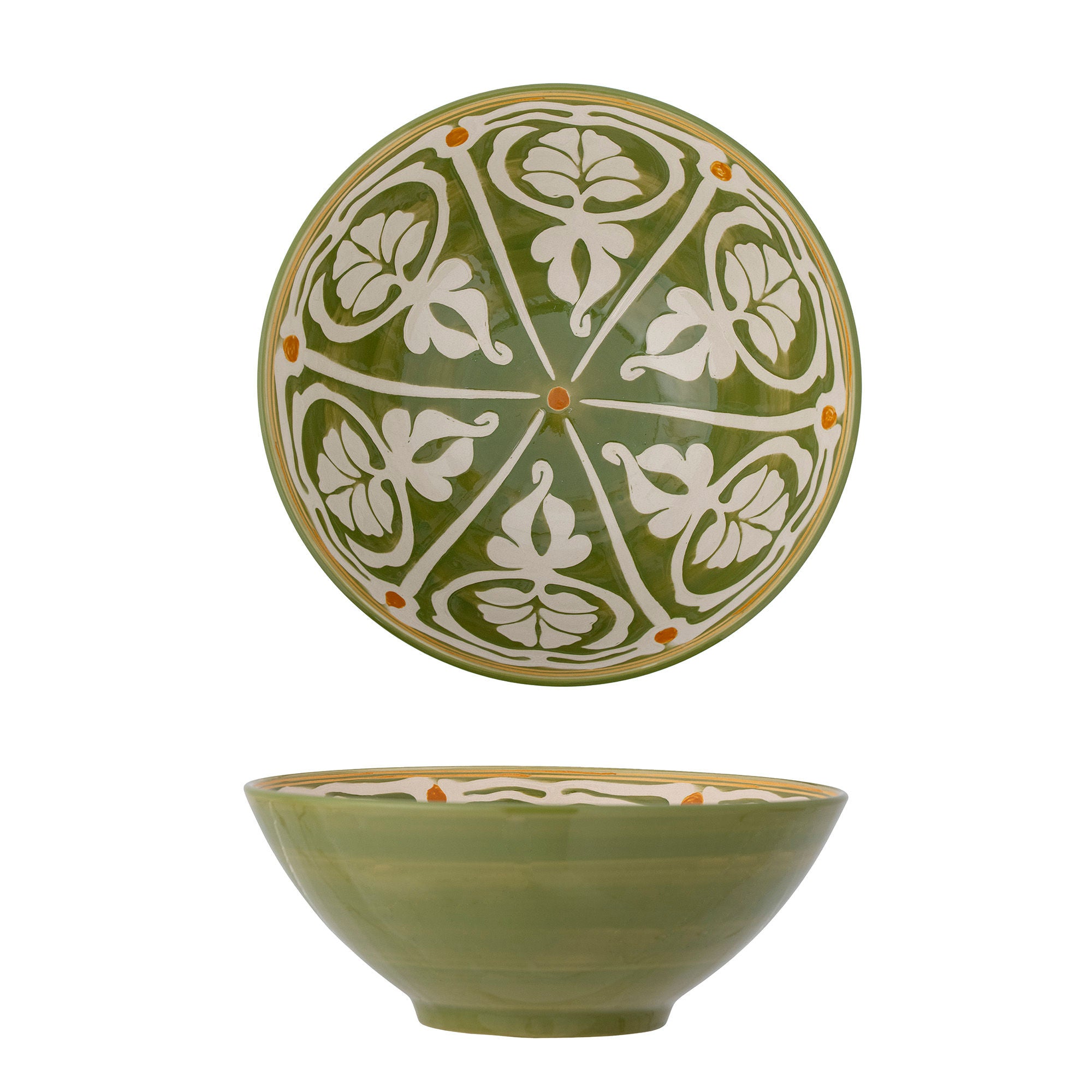 Bloomingville Heikki Bowl, vihreä, kivitavara