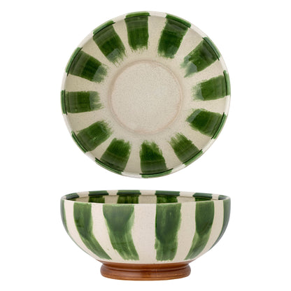Luova kokoelma Shakti Bowl, vihreä, kivitavara