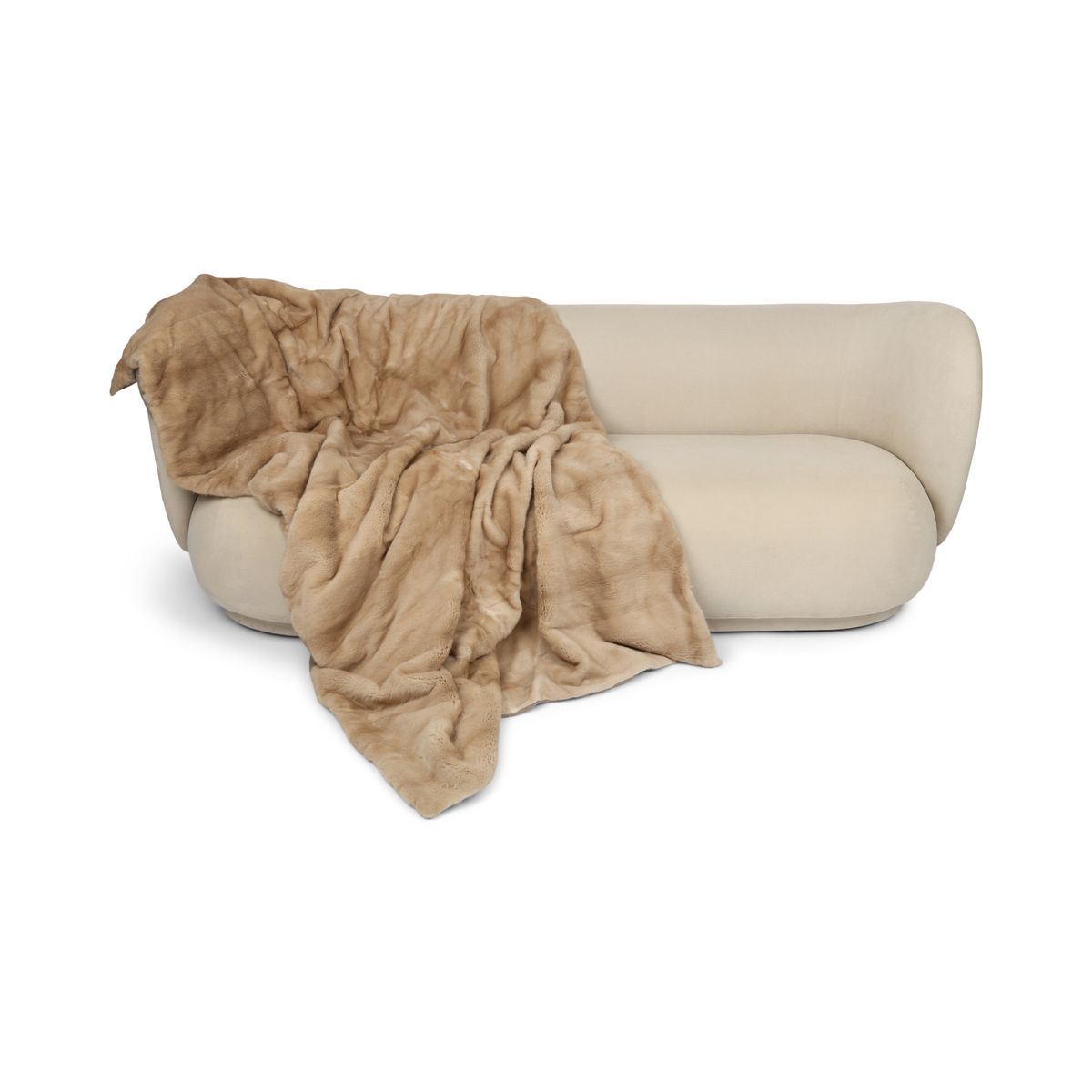 Minkkiruudukko | Takaosa kashmiria | Palomino | 120x220 cm