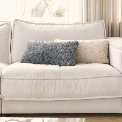 Lampaannahkainen tyyny | Lyhytkarvainen | Uusi-Seelanti | Kaksipuolinen | 30x60 cm