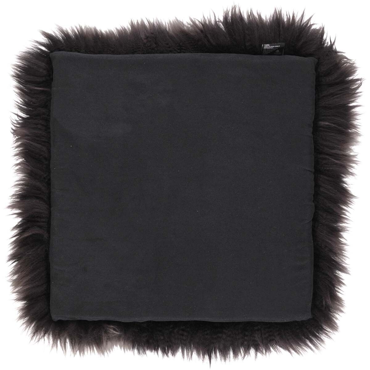 Istuintyyny täytteellä | Pitkäkarvainen | Uusi-Seelanti | 37x37 cm