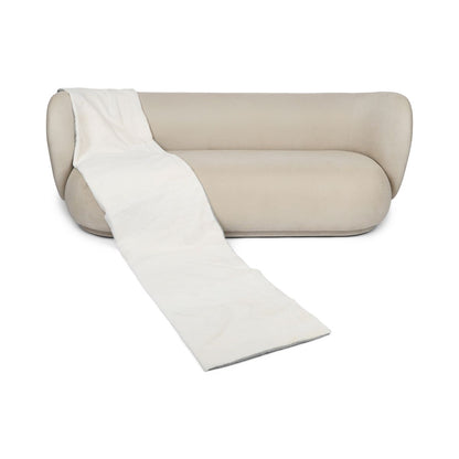 Minkkiruudukko | Takaosa kashmiria | Valkoinen | 52x258 cm