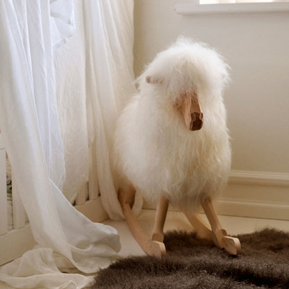 Manray Povl Kjer Design | Pitkäkarvainen lampaannahka | Iso P85xL25xK60 cm