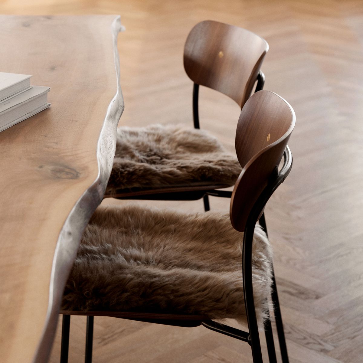 Nollajäteinen istuintyyny | Pitkäkarvainen | Uusi-Seelanti | 35x35 cm