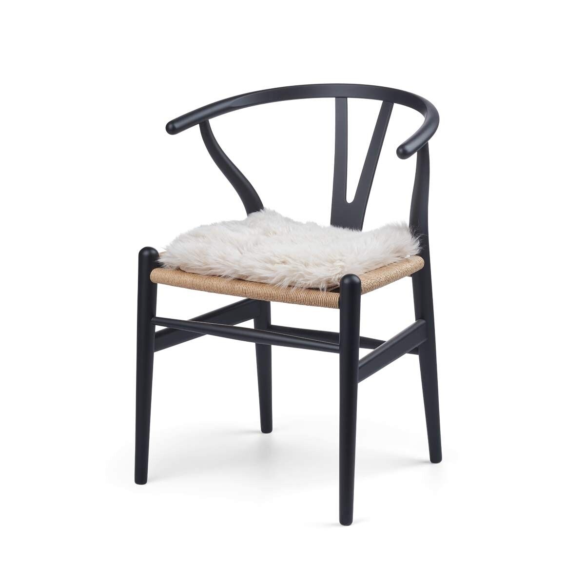 Nollajäteinen istuintyyny | Pitkäkarvainen | Uusi-Seelanti | 35x35 cm