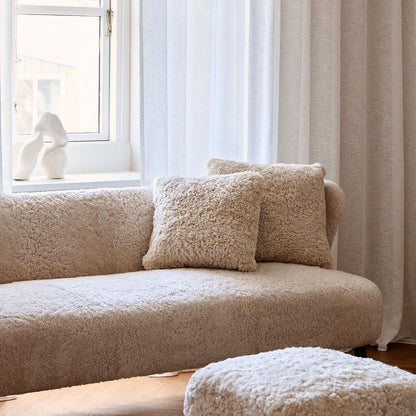 Lampaannahkainen tyyny | Lyhytkarvainen | Uusi-Seelanti | Kaksipuolinen | 40x40 cm