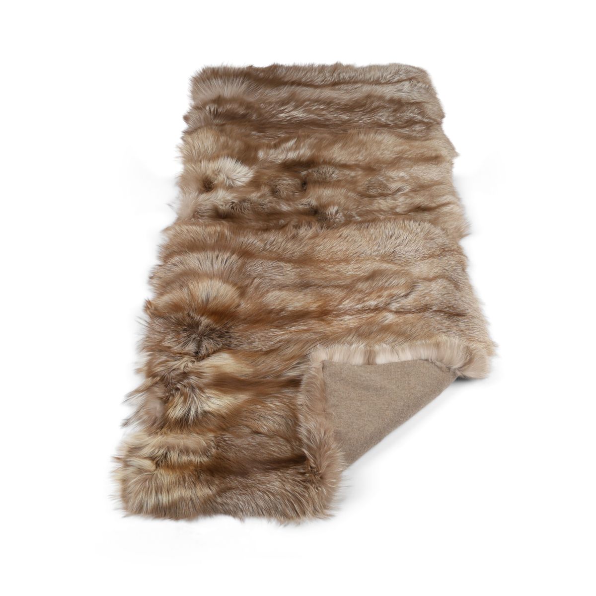 Ensiluokkainen kettumatto | Takaosa kashmiria | Pastelli | 160x70 cm