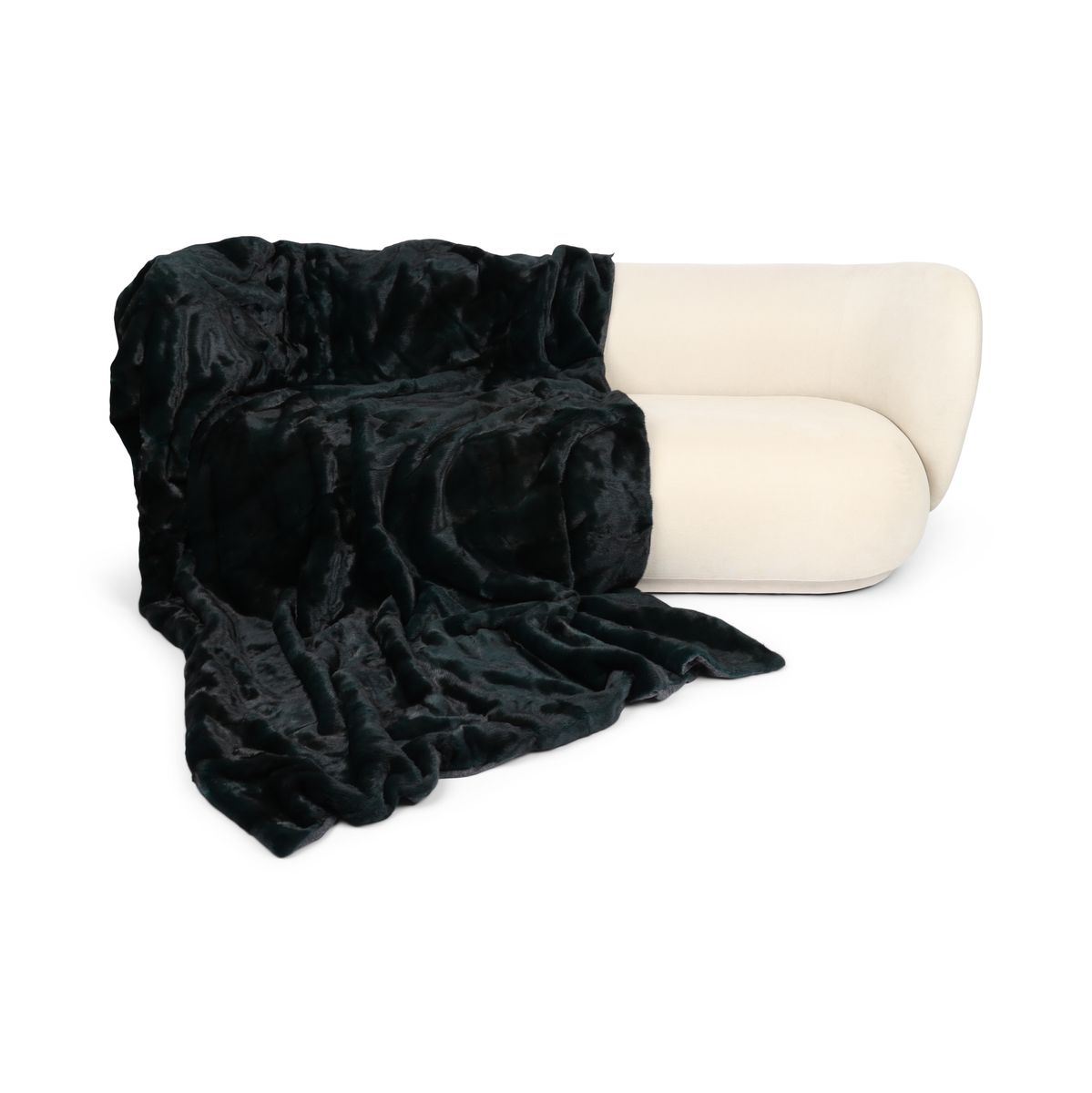 Minkkiruudukko | Takaosa kashmiria | Antiikki vihreä | 180x210 cm