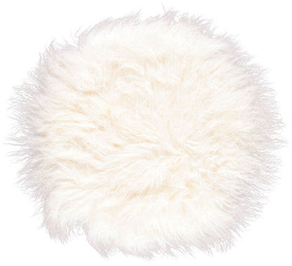 Lampaannahkainen tyyny | Kihara | Tiibet | Ø45 cm, Ø62 cm &amp; Ø38 cm