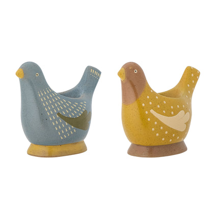 Bloomingville Birdy Egg Beaker, sininen, kivitavara