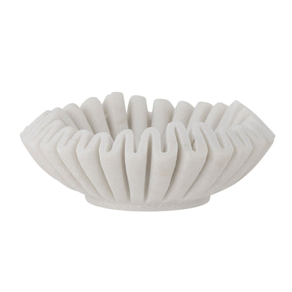 Bloomingville Harmonia Bowl, valkoinen, marmori