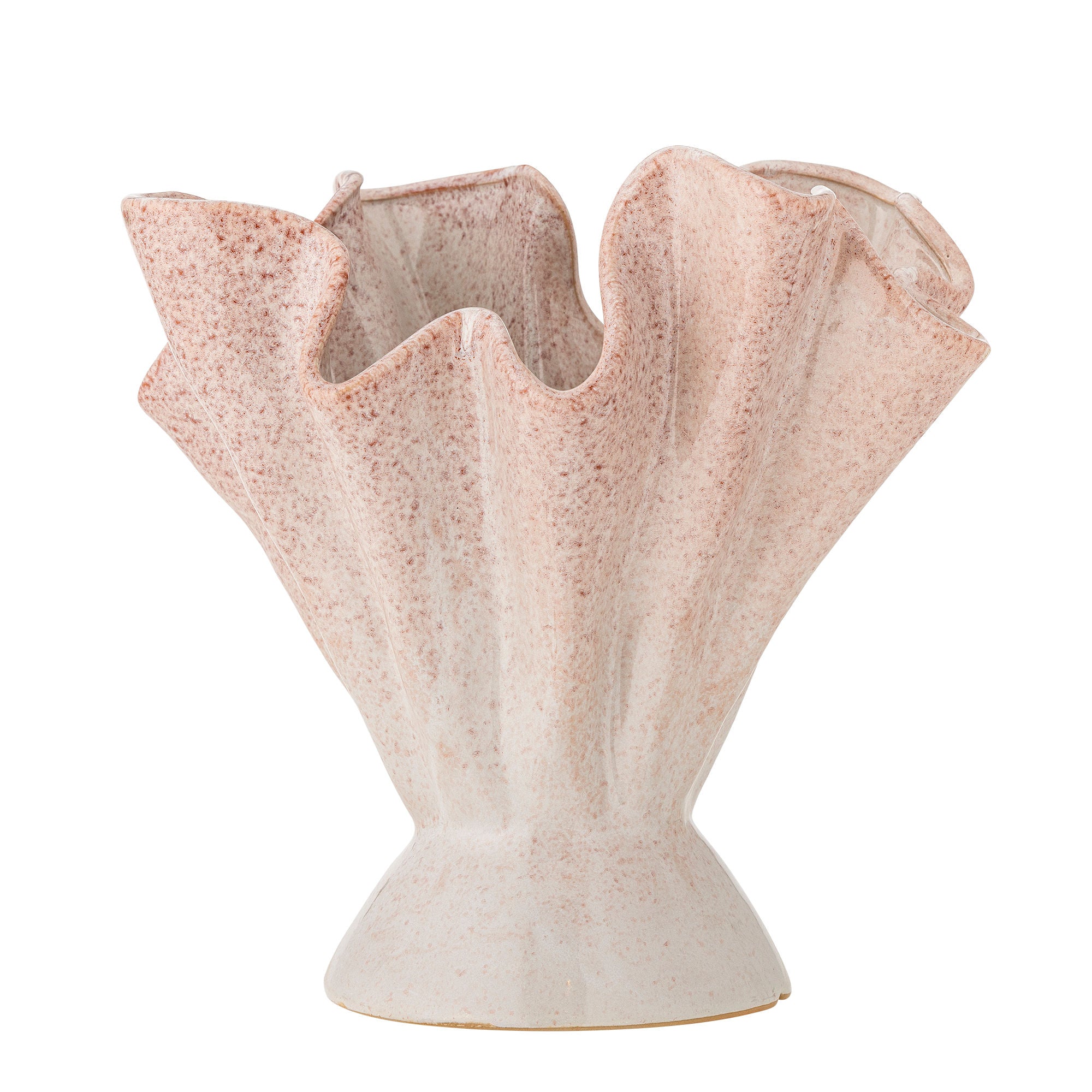 Bloomingville Plier -maljakko, Rosa, Stoneware