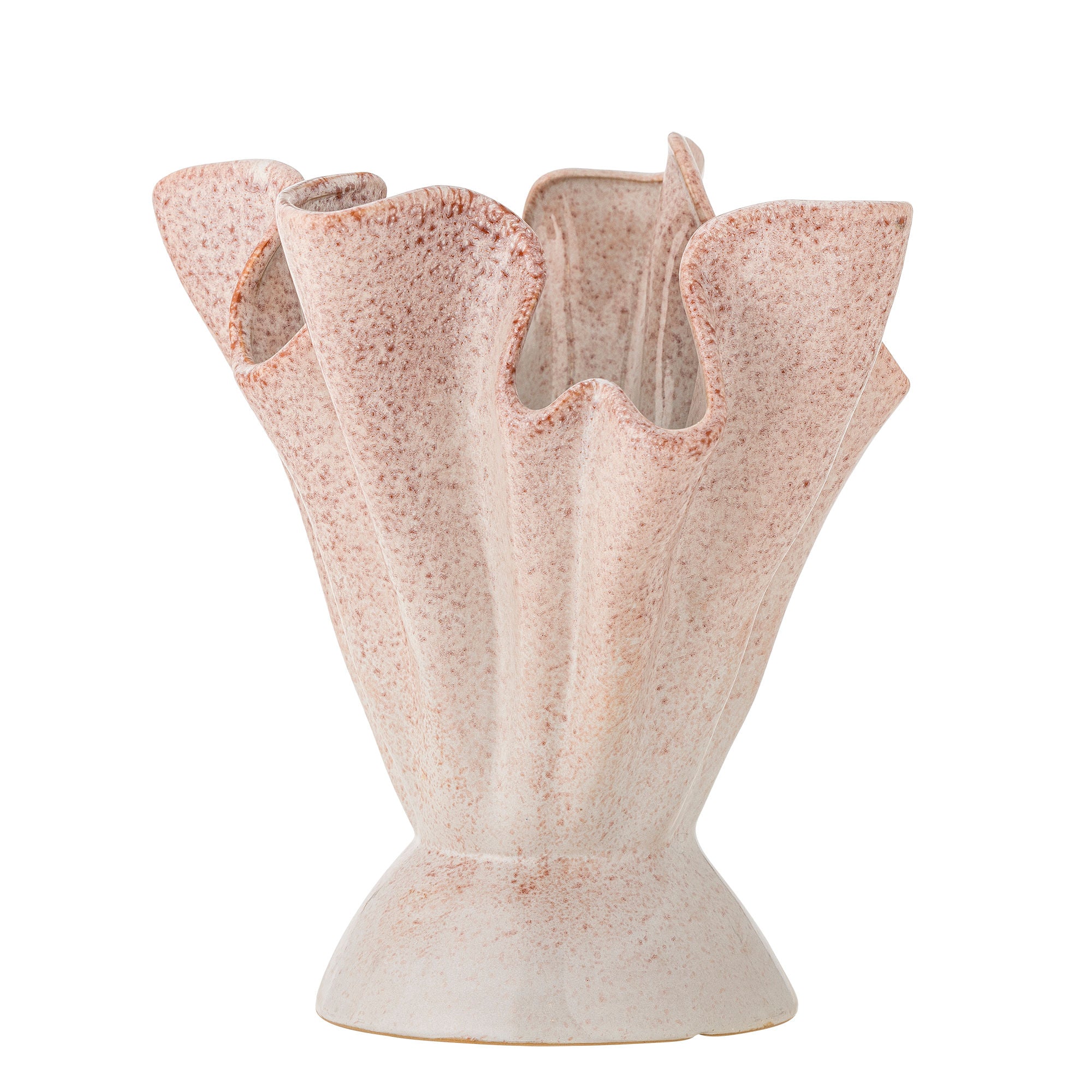 Bloomingville Plier -maljakko, Rosa, Stoneware