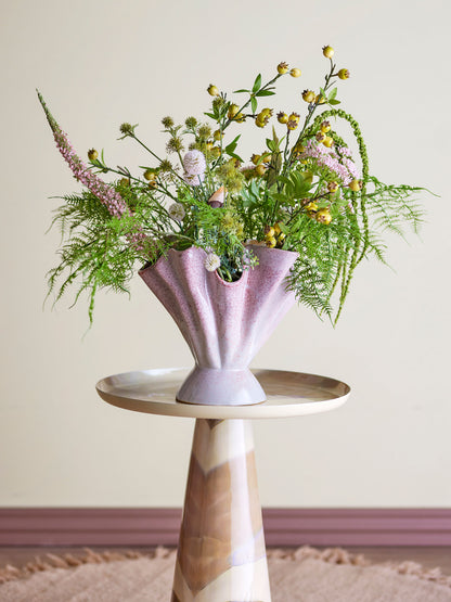 Bloomingville Plier -maljakko, Rosa, Stoneware
