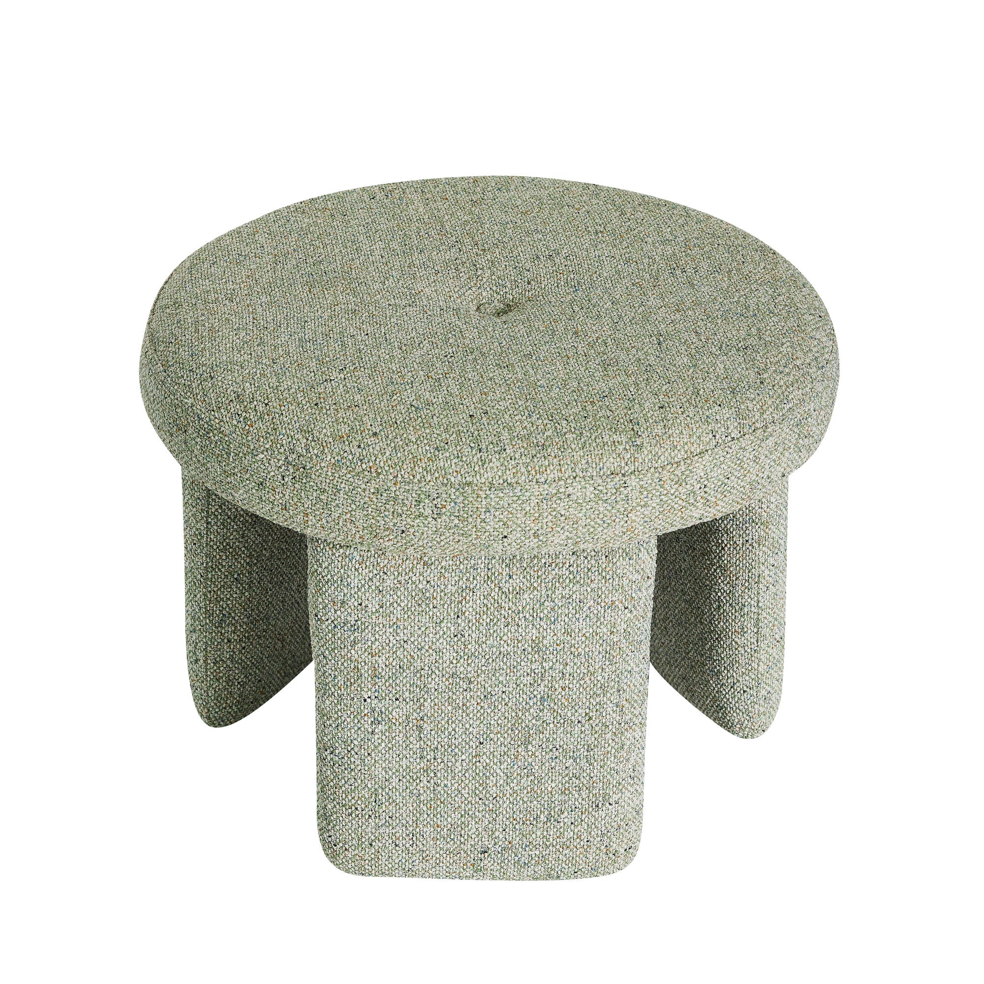 Hübsch Rocco Pouf Vaaleanvihreä