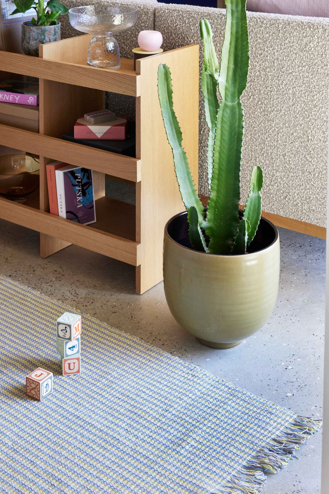 Hübsch Yuka Potte Green (sarja 2)