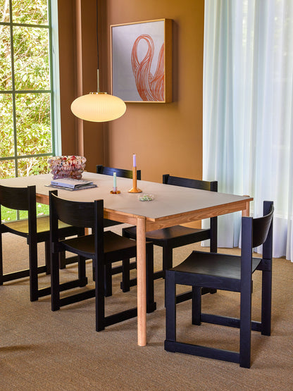 Hübsch forma ruokasali tuoli musta