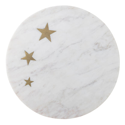 Bloomingville Fenya Star Cake -ruoka, valkoinen, marmori