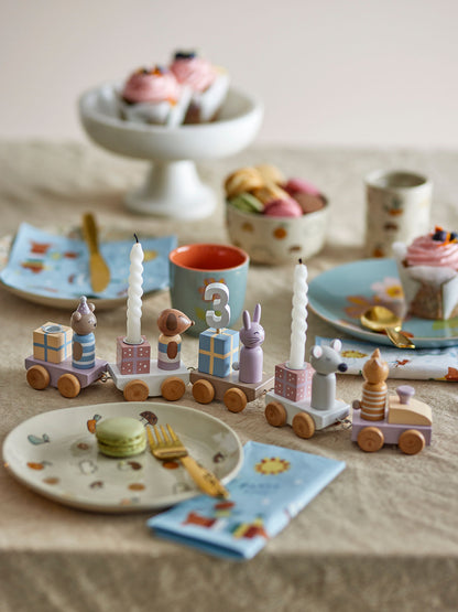 Bloomingville Mini Junaid Syntymäpäiväkoriste, Rosa, FSC®100%, MDF