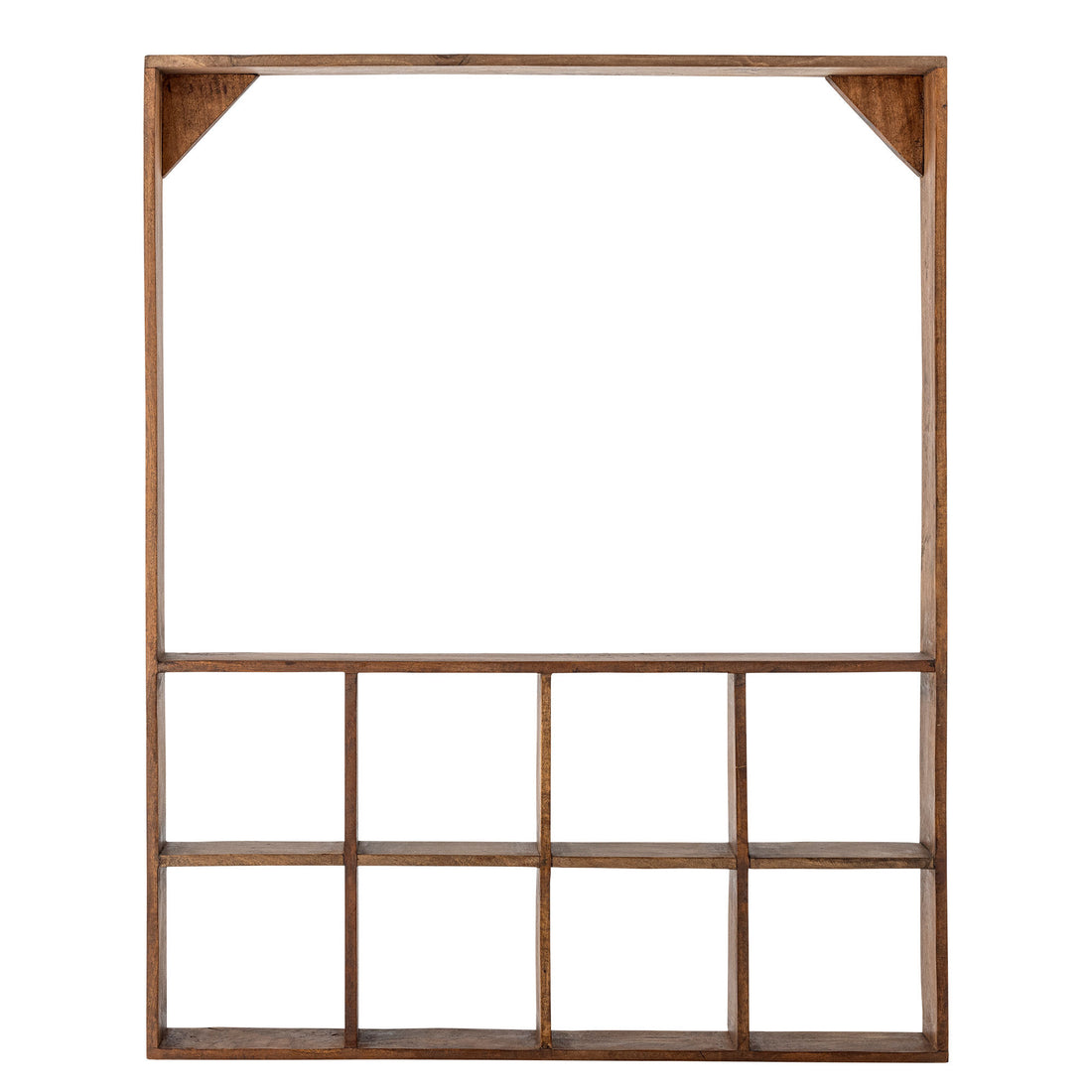 Luova kokoelma Marin -hylly, ruskea, kierrätetty puu