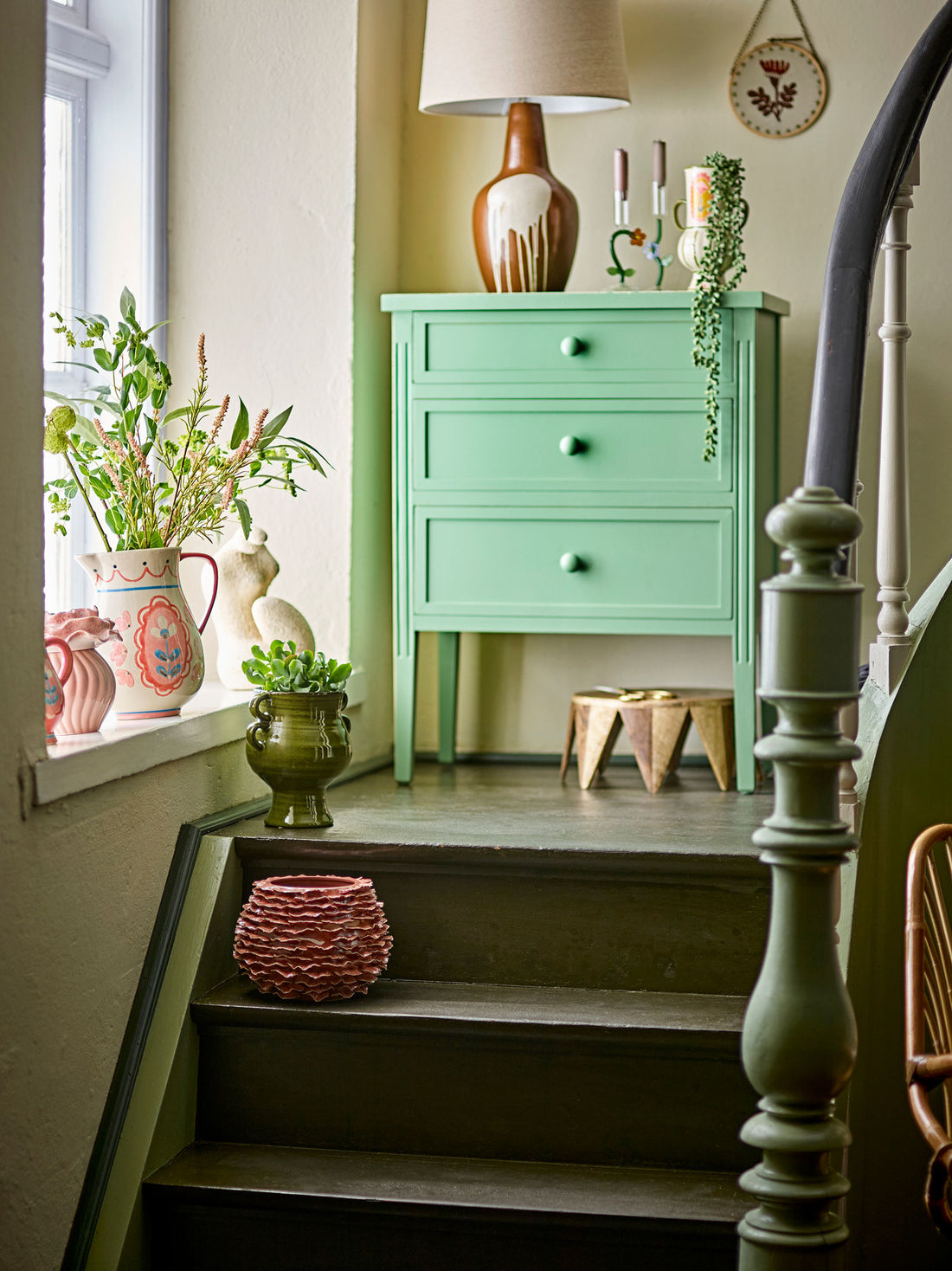 Bloomingville Raia yrttiputted -nahat, vihreä, kivitavara